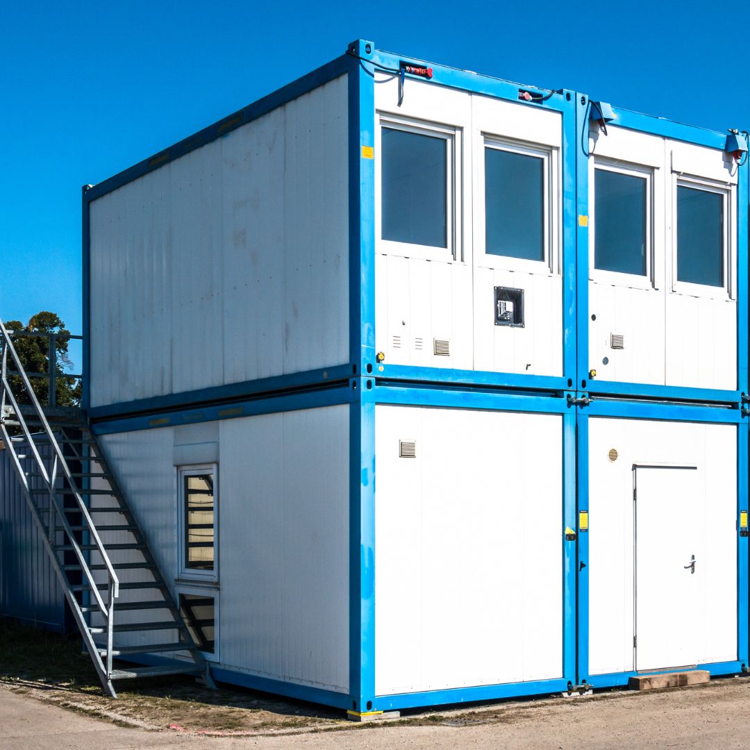 storage container with windows