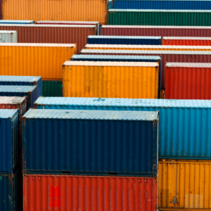 colorful shipping containers