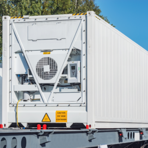 shipping container with additional accessories