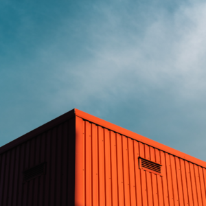 container with sky