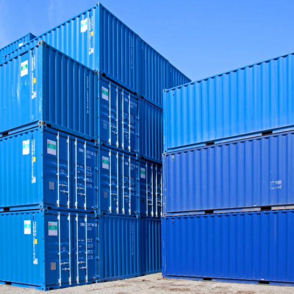 Storage shipping container. 