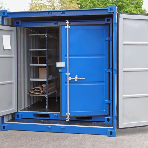 Storage shipping container.