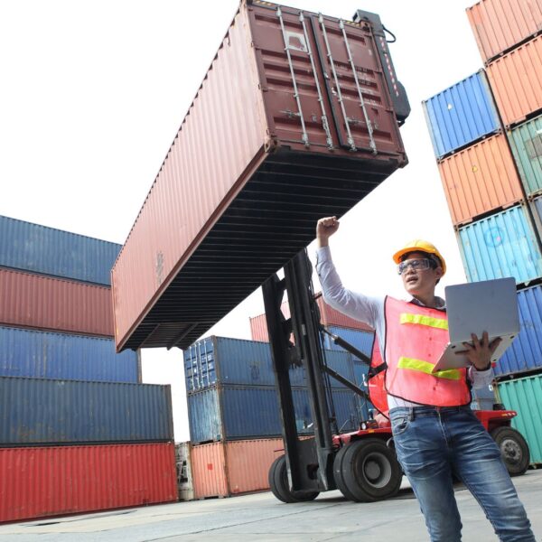 Storage shipping container.