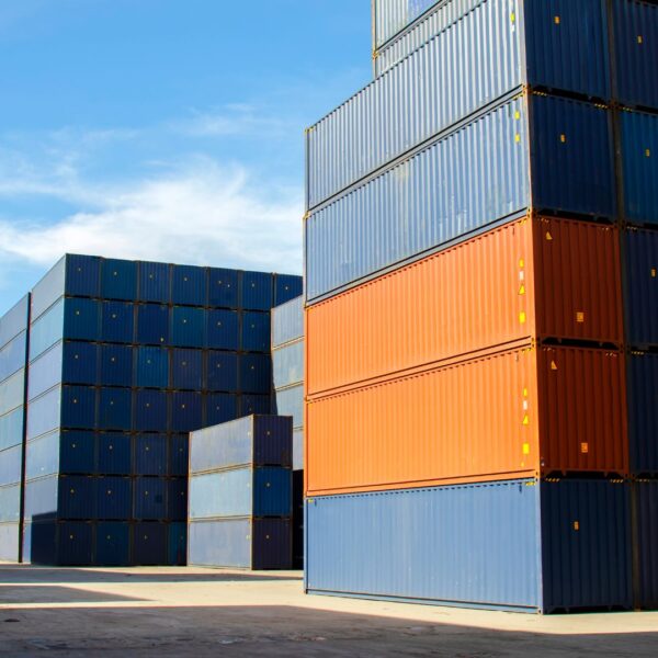 Stack of shipping containers