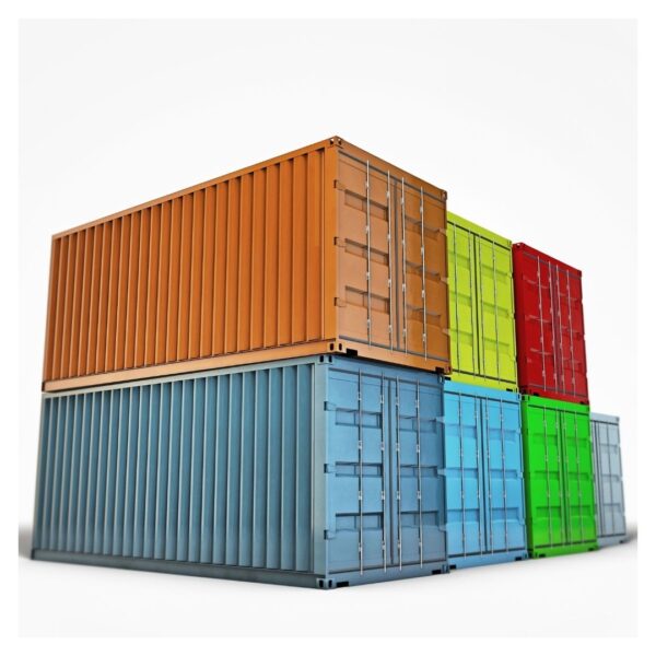 stack of cargo containers