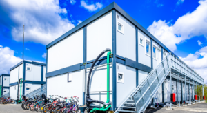 Storage container into office