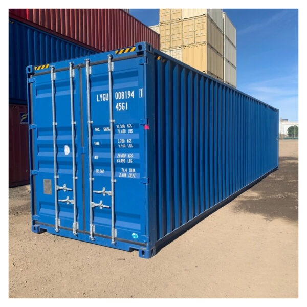 image of a 40' high cube container