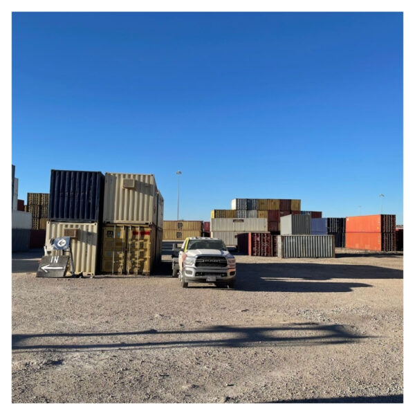 image of a container yard