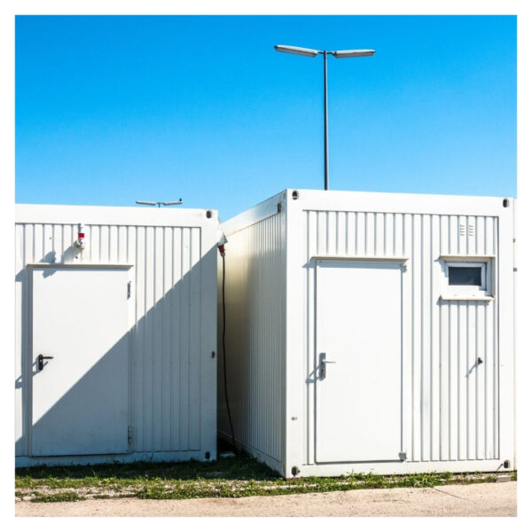 image of converted shipping containers