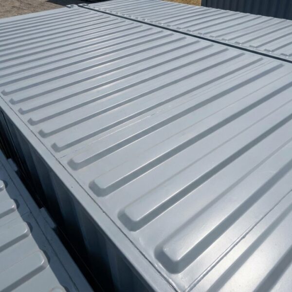 a clean container roof, ready for inspection