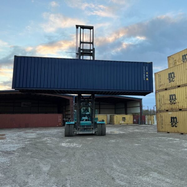 shipping container yard